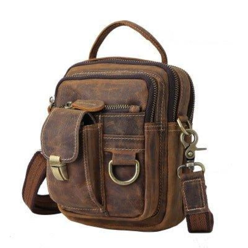 Męska Torba Na Ramię Typu Crossbody W Stylu Vintage